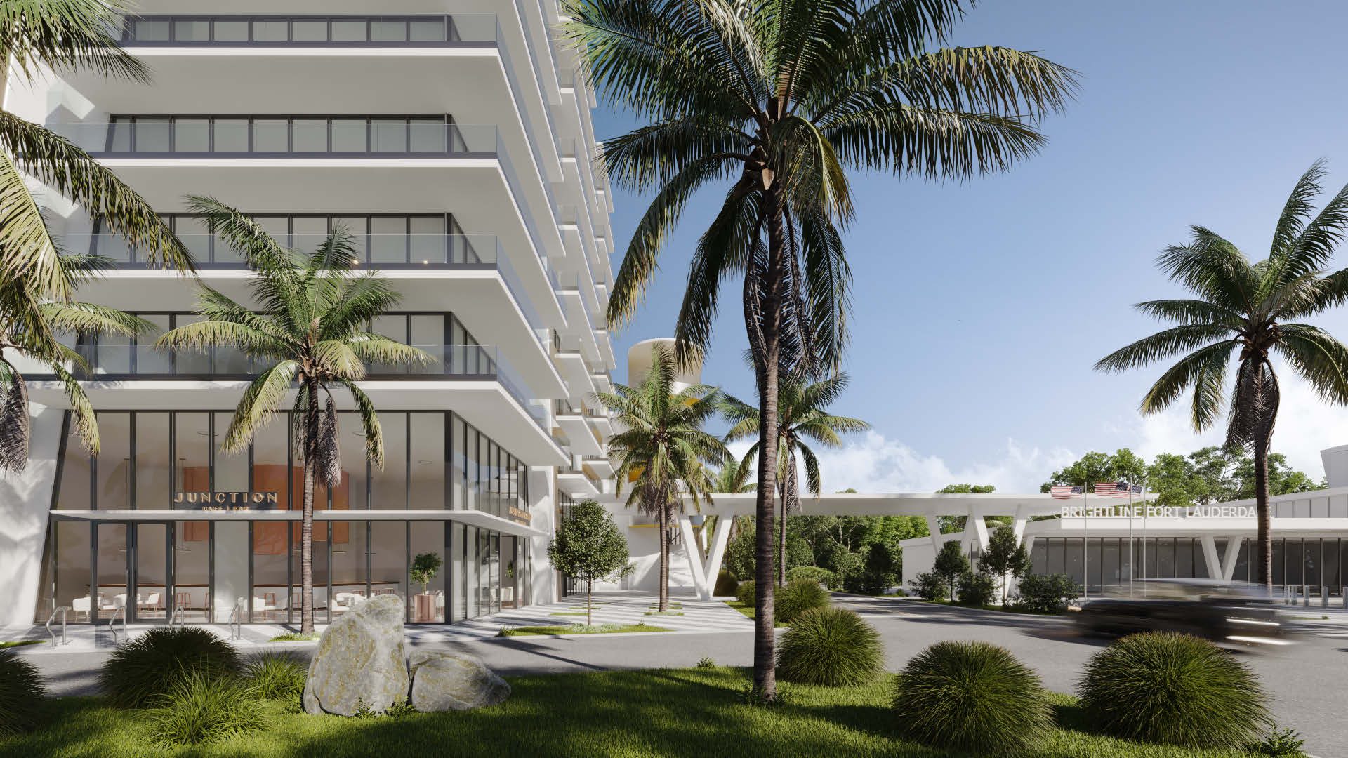 Downtown Fort Lauderdale neighborhood around The Lauderdale